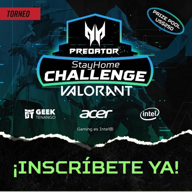 La tercera edición del “Predator Stay Home Challenge”  en Centroamérica convoca a los amantes de Valorant