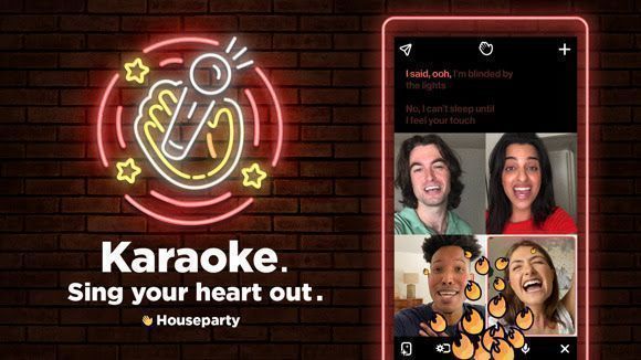 Header image ¡Es hora de Karaoke en Houseparty!