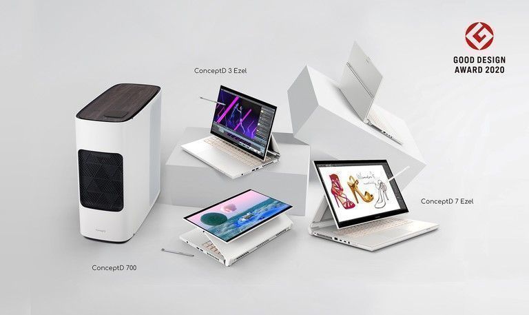 La línea ConceptD de Acer para creadores: premiada en los Good Design Awards 2020