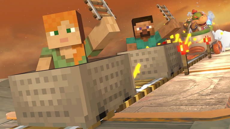 Planes para integrar a Steve de Minecraft en Smash se remontan desde el 2015