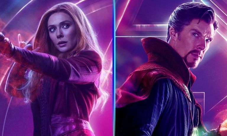Wanda visión y Doctor Strange en el multiverso de la locura