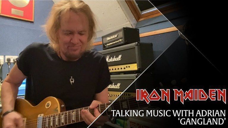 Adrián Smith de Iron Maiden subió un video de una canción que hace décadas no tocaba.