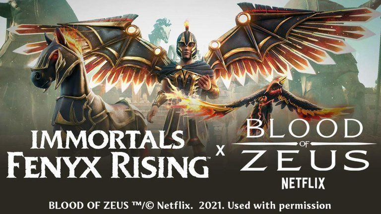 Blood Of Zeus de Netflix se adentra al reino mitológico de Immortals Fenyx Rising™