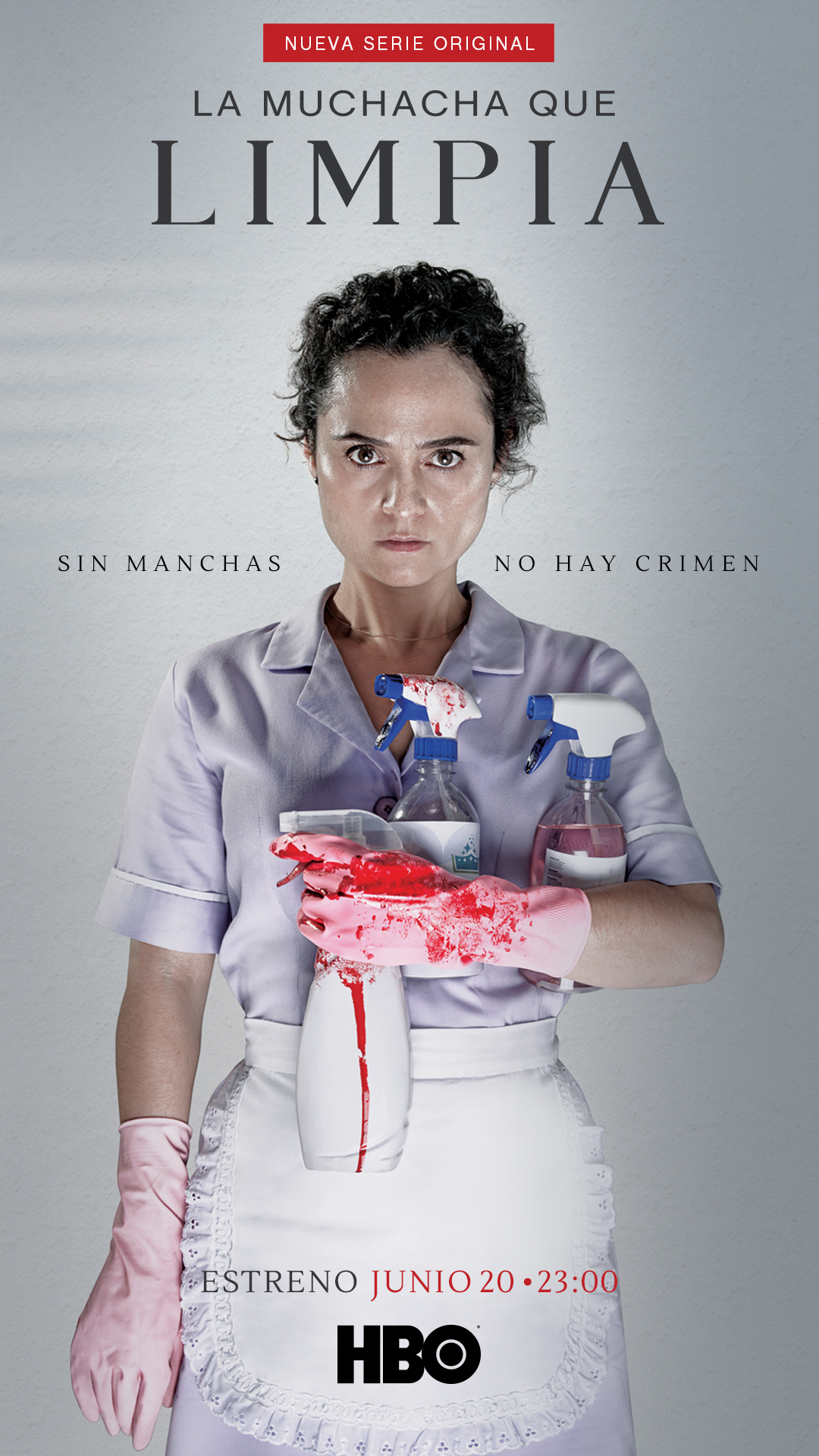 HBO revela el póster oficial de  ‘la muchacha que limpia’ Su nueva producción original mexicana