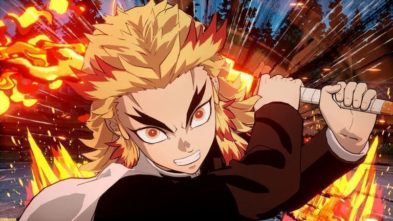 Kyojuro Rengoku se une a la batalla en Kimetsu no Yaiba: Hinokami Keppūtan