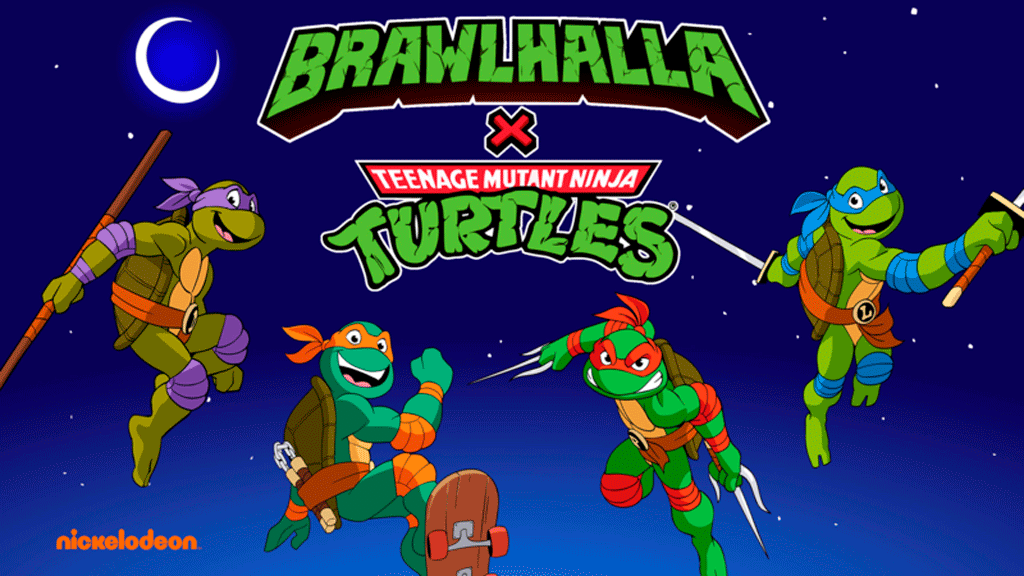 ¡Cowabunga! Las tortugas ninja de nickelodeon se unen a Brawlhalla como crossovers épicos el 16 de junio