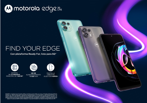 Motorola edge 20 Lite ya disponible en Costa Rica: 5 cosas que no se puede perder