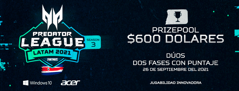Región Gamer trae el torneo Predator League LATAM 2021, temporada 3