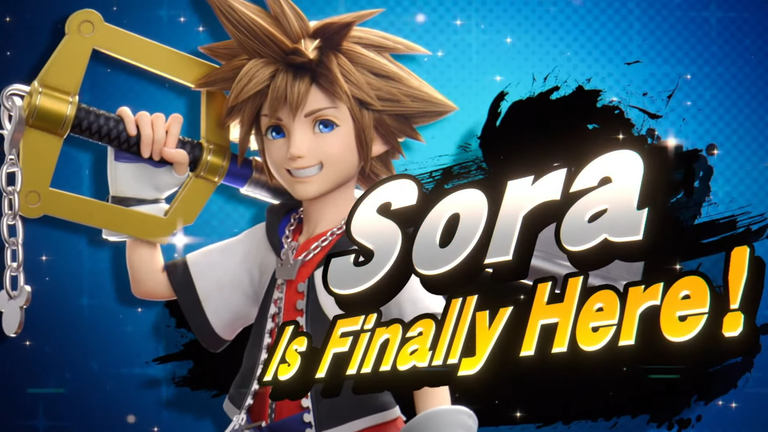 Sora de Kingdom Hearts es el último luchador DLC en Super Smash Bros. Ultimate