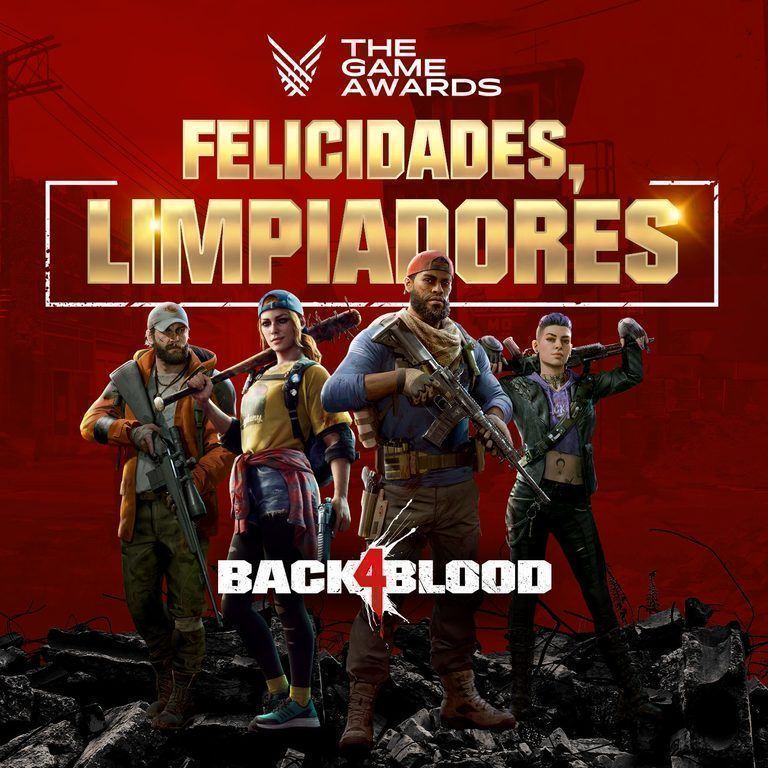 Back 4 Blood es nominado a los Game Awards 2021