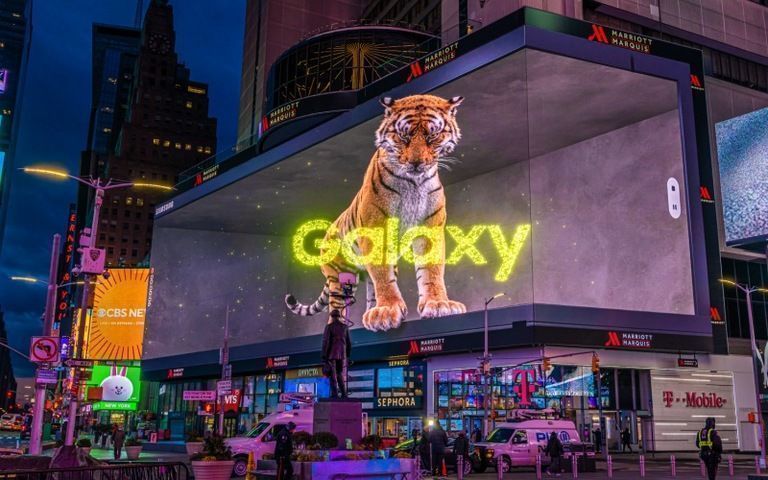 Samsung ilumina la oscuridad en ciudades de todo el mundo en preparación para el Unpacked 2022
