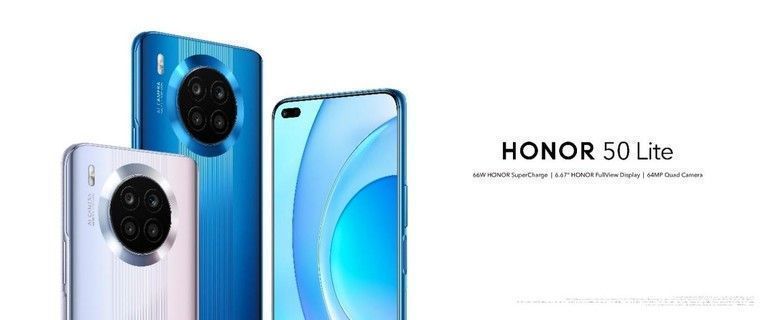 LA CARGA SUPER RÁPIDA DE 66W LLEGA A LA GAMA MEDIA CON EL NUEVO HONOR 50 LITE