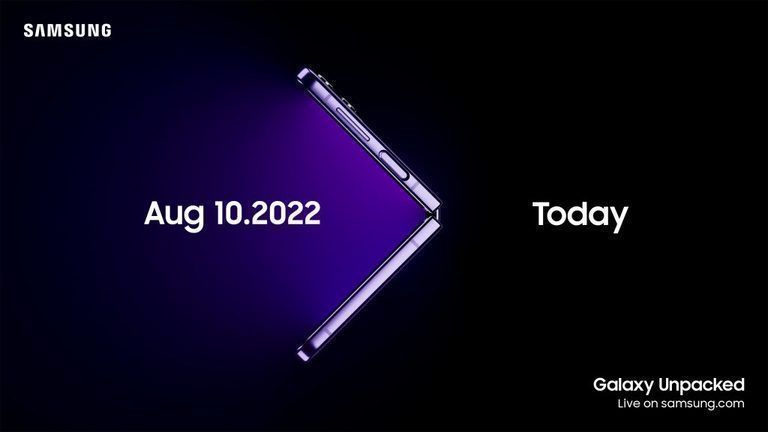Samsung invita al Galaxy Unpacked    para el 10 de agosto de 2022