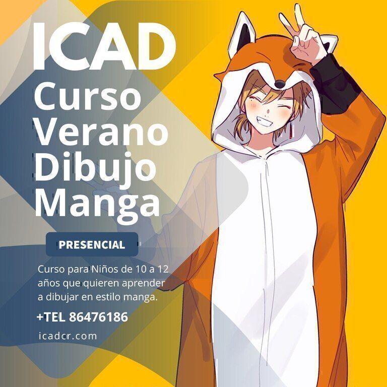 ¡Curso Verano Presencial de Dibujo Manga para niños de 10 a 12 años!