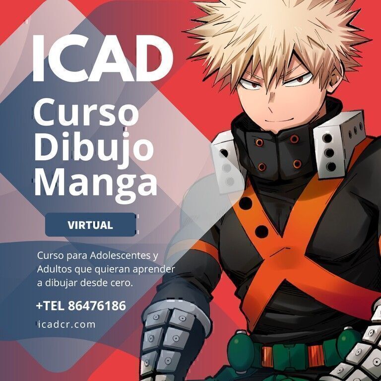 ¡Nuevo Curso Virtual de Dibujo Manga Básico para Adolescentes y Adultos!