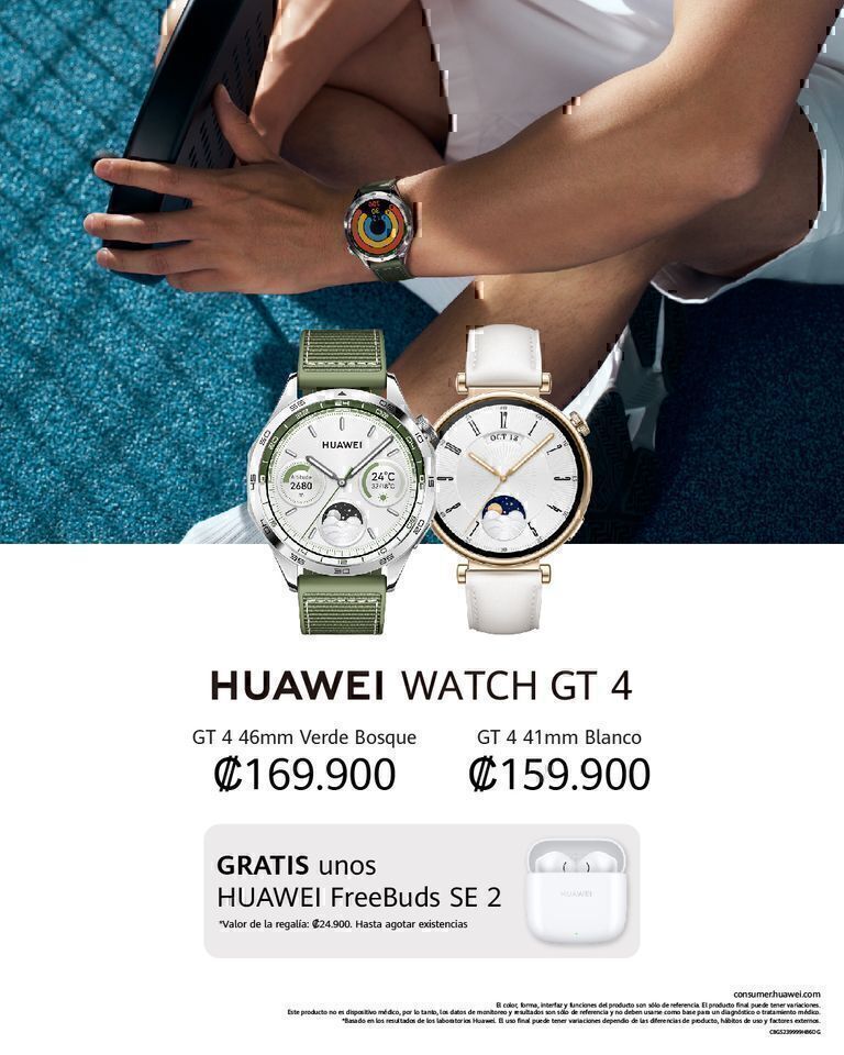 El nuevo HUAWEI WATCH GT 4 ya está en Costa Rica