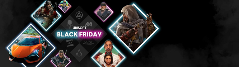 Las promociones del Black Friday de Ubisoft tienen juegos con hasta un 80% de descuento