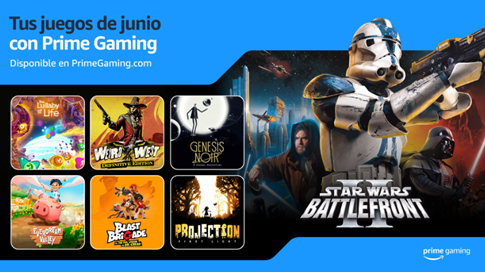 Prime Gaming, actualización de contenidos de junio