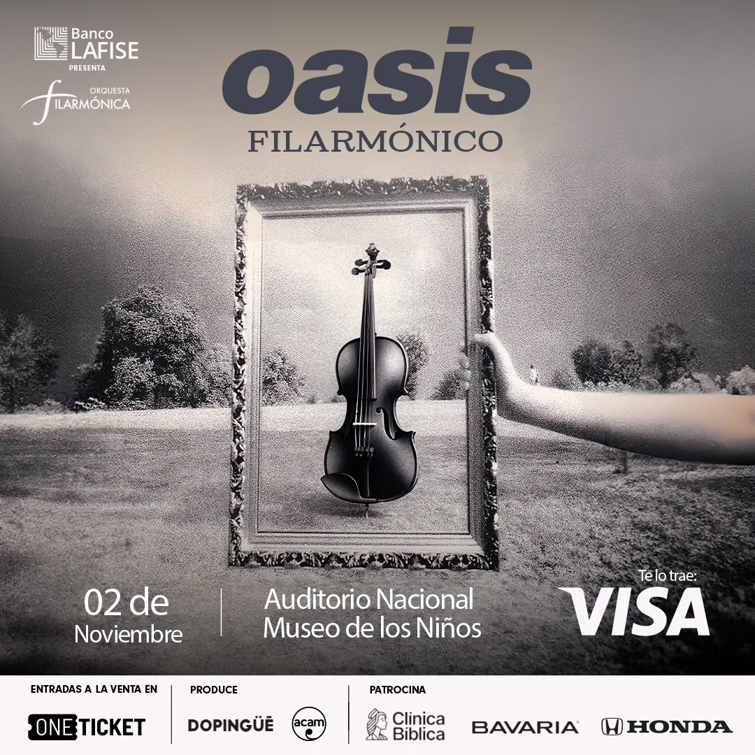 ORQUESTA FILARMÓNICA DE COSTA RICA COMPLACE A LOS FANS DE OASIS