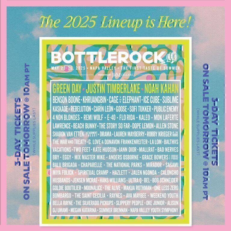 “UN SUEÑO HECHO REALIDAD PARA COSTA RICA”THE SAINT CECILIA LLEVARÁ SU MÚSICA AL LEGENDARIO BOTTLEROCK NAPA VALLEY 2025:
