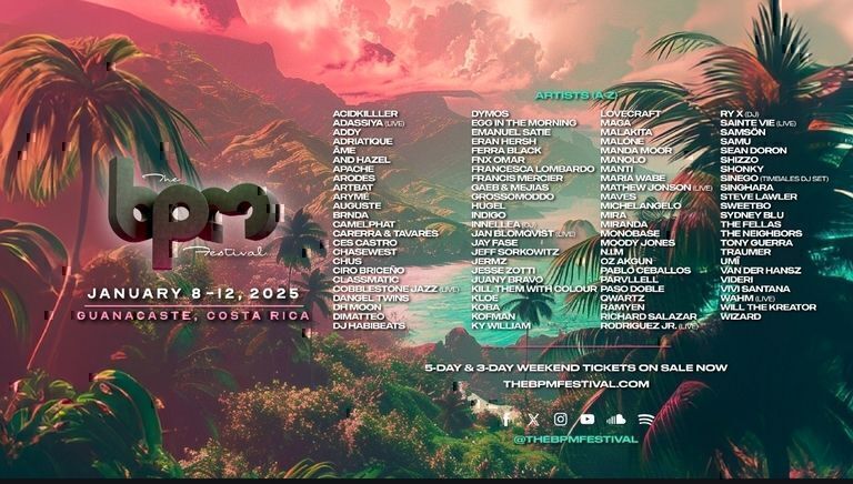 The BPM Festival Costa Rica: La Magia Continúa en Tamarindo