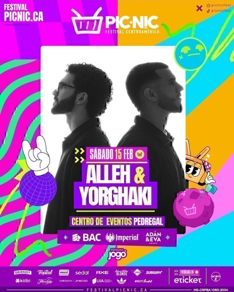 ¡Imperdible! Dos nuevos artistas y una experiencia VIP se unen al Picnic Festival Centroamérica