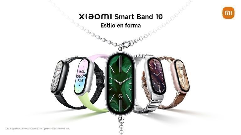 ¡Xiaomi ya presentó su nueva Smart Band 10! Elegante, sutil, y accesible.