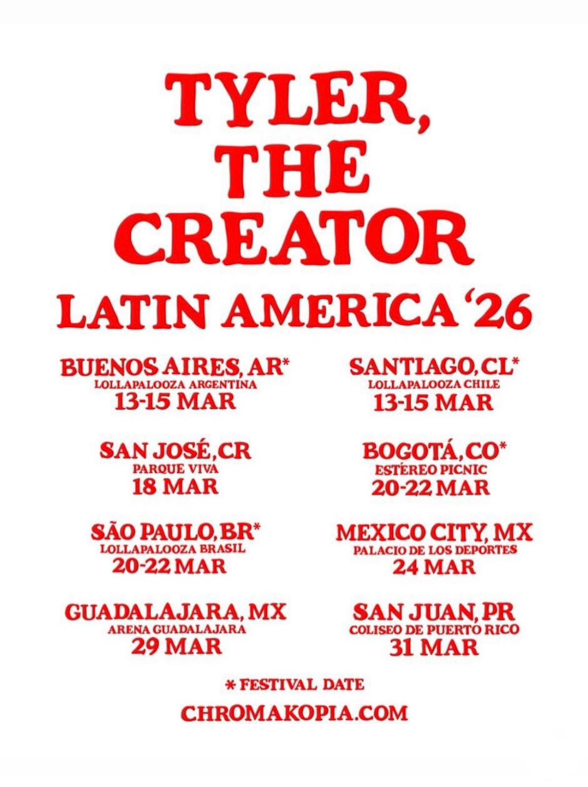 TYLER, THE CREATOR EN COSTA RICA: EL ARTISTA  MÁS VISIONARIO DEL RAP LLEGA POR PRIMERA VEZ AL  PAÍS