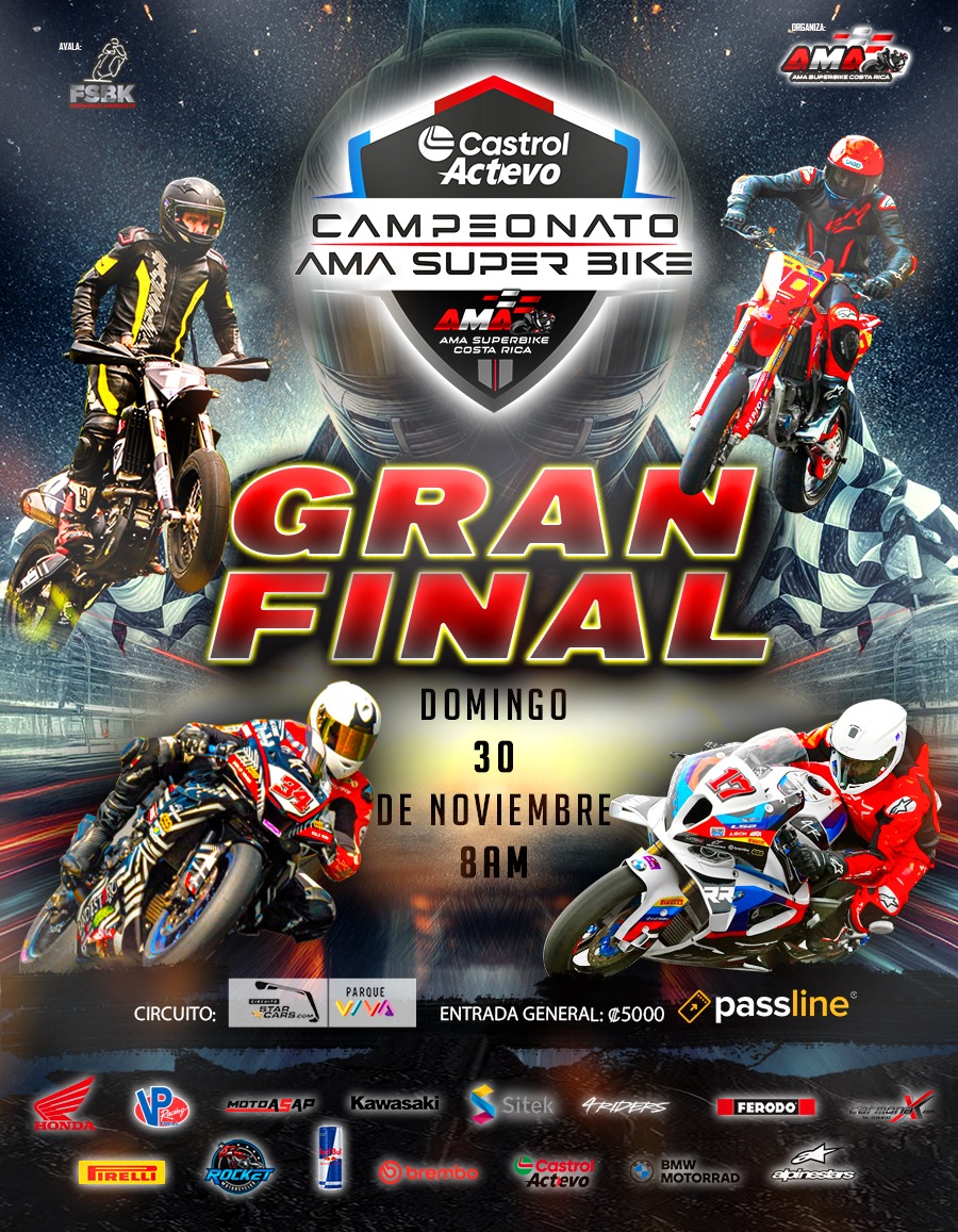 La Gran Final del AMA Superbike se vivirá el 30 de noviembre en Parque Viva