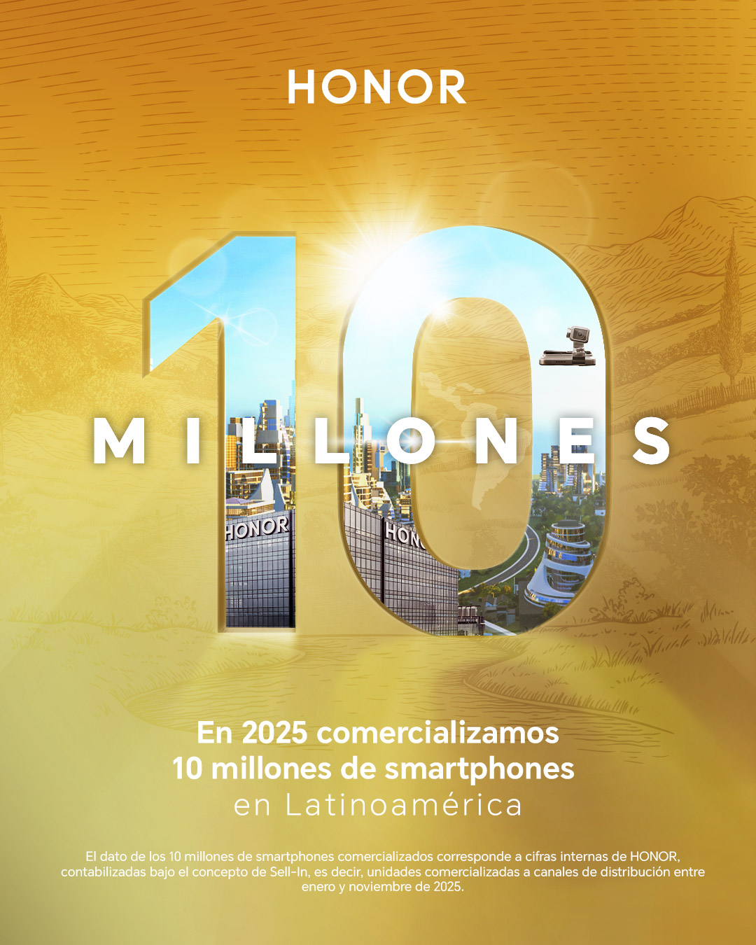 HONOR alcanza los 10 millones de smartphones comercializados en América Latina y anuncia sus primeros lanzamientos para 2026