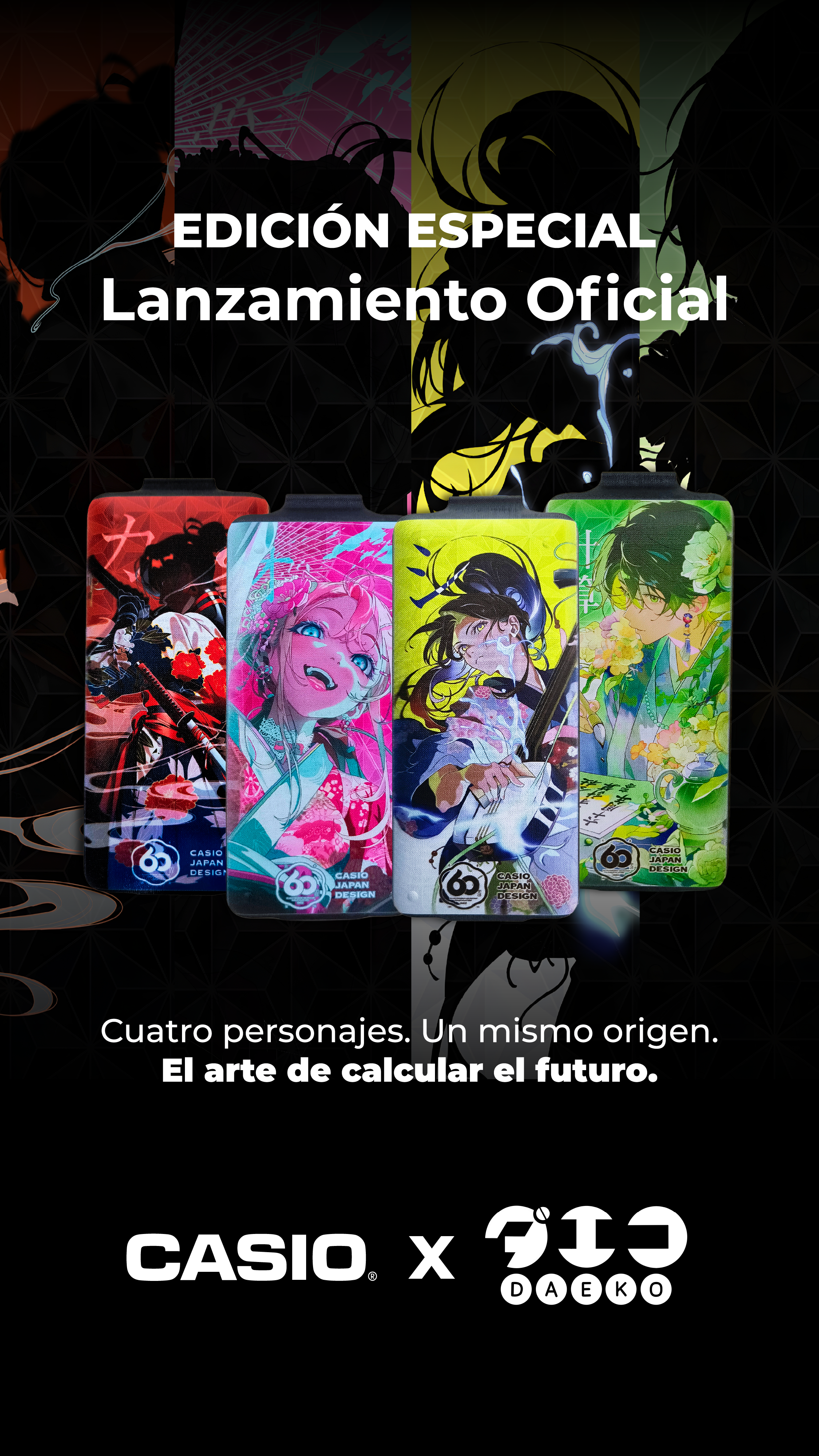 DAEKO y Casio presentan una edición especial por el 60 aniversario de  las calculadoras Casio, inspirada en el vínculo cultural entre Japón y  Costa Rica