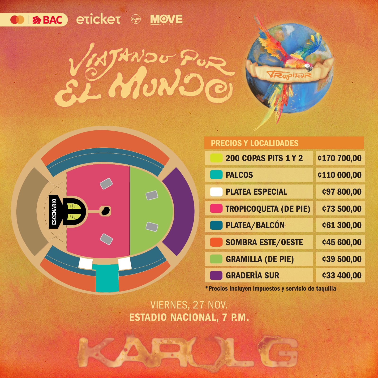 ¡KAROL G LO VUELVE HACER! SE CONFIRMA SU  SEGUNDA PRESENTACIÓN EN COSTA RICA Y LAS  ENTRADAS SALDRÁN A LA VENTA ESTE MISMO LUNES