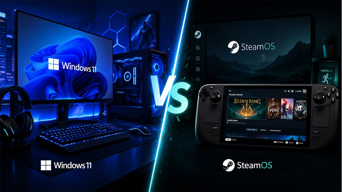 SteamOS vs. Windows 11: ¿vale la pena cambiar de sistema operativo para jugar en PC?