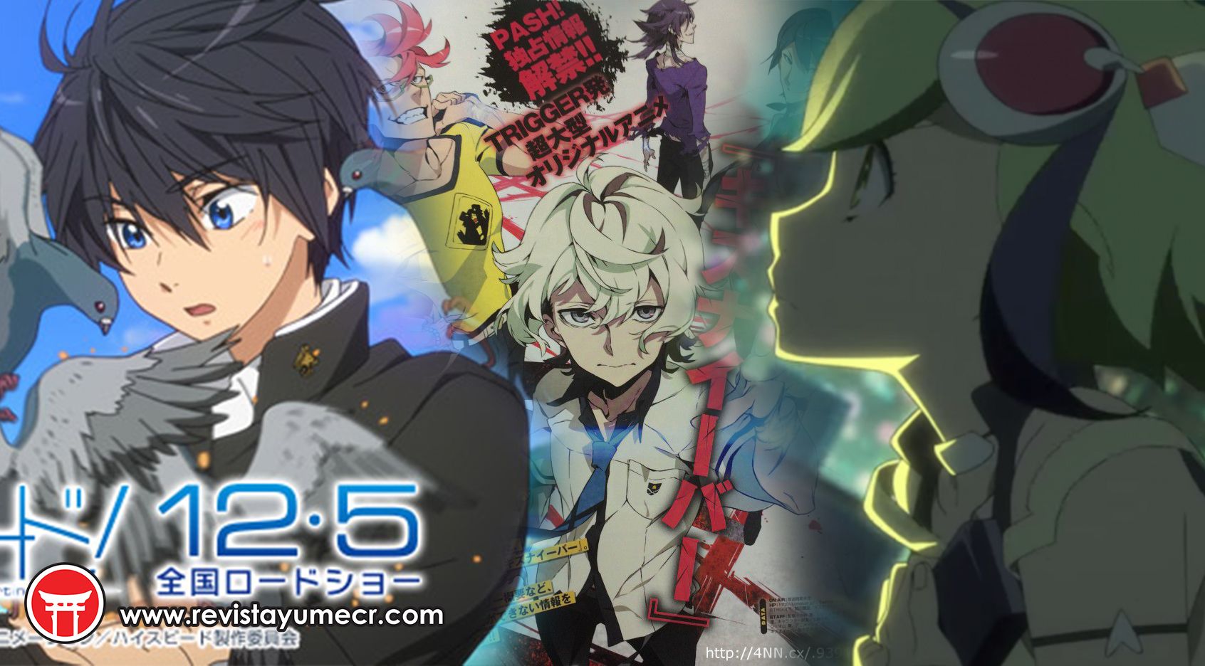 Noticias de anime: Dimension W, Kiznaiver, High Speed! -Free! Starting Days- y más