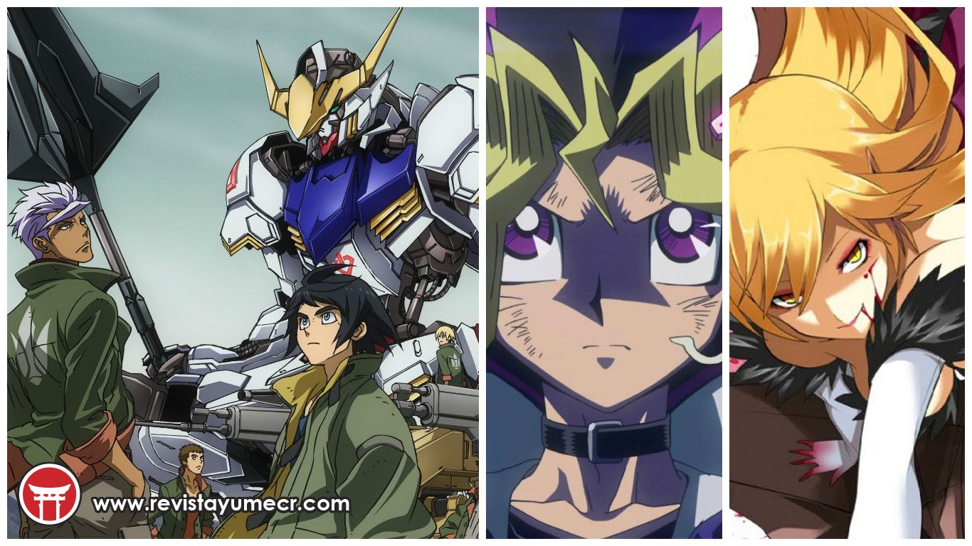 Noticias anime – Mobile Suit Gundam, Yu-Gi-Oh!, Kizumonogatari y más