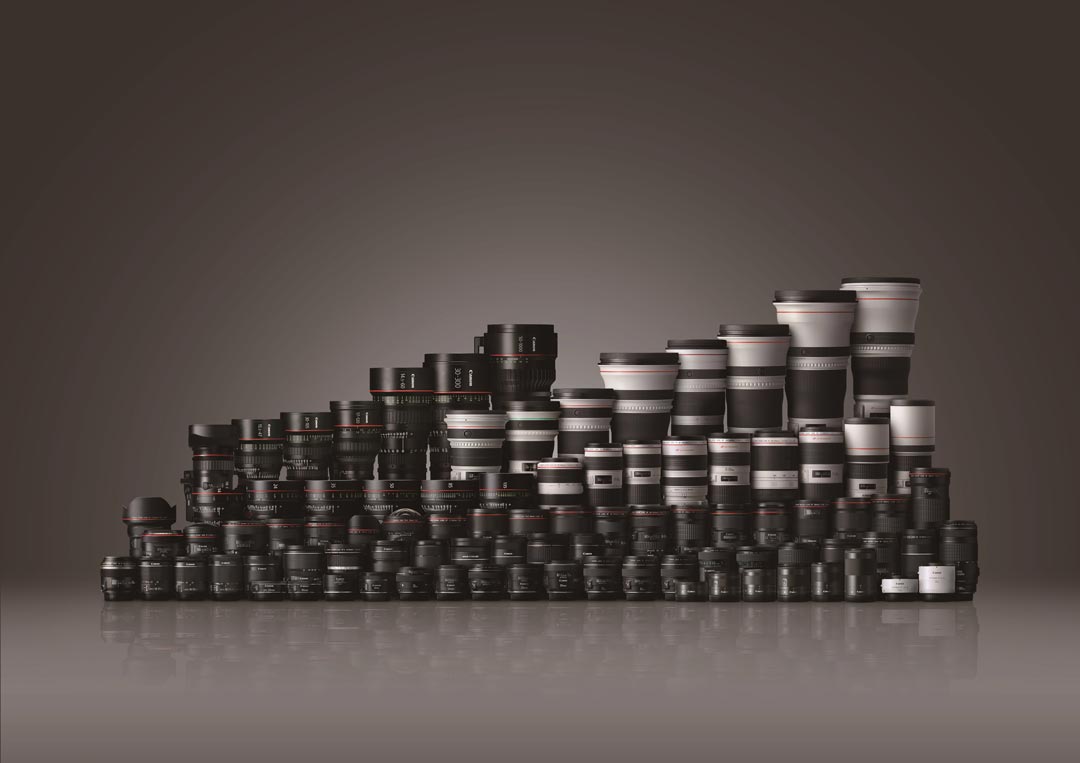 Canon celebra un hecho memorable con la producción de 120 millones de lentes intercambiables EF
