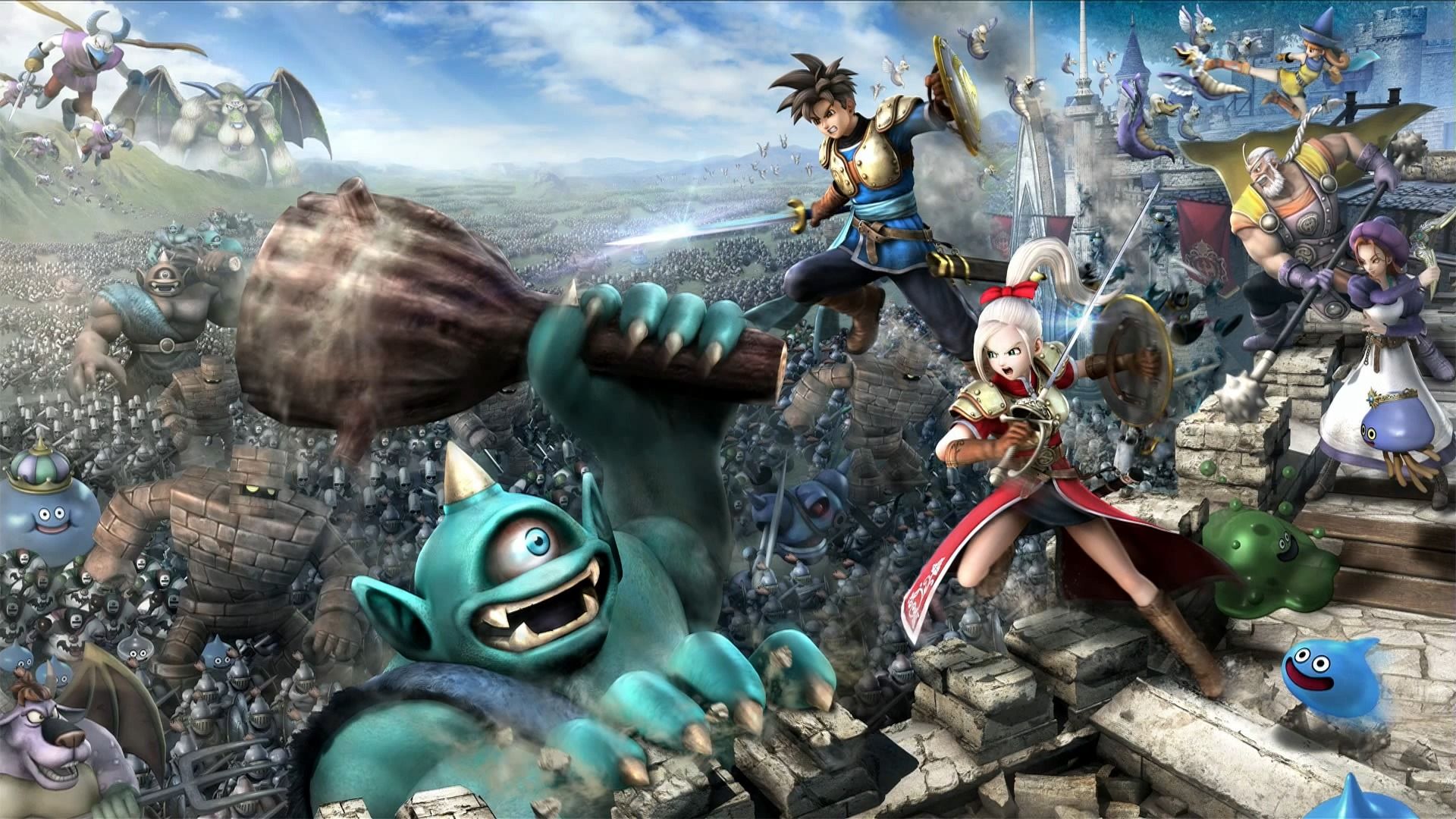 Infografía de personajes de Dragon Quest Heroes, ¿los conoces a todos?