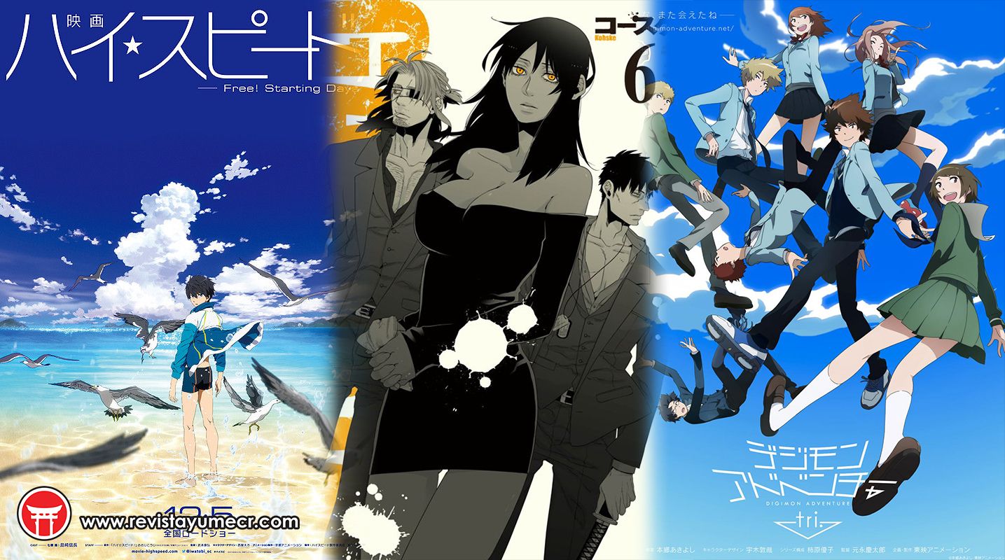 Noticias anime – High Speed! -Free!, Gangsta y más