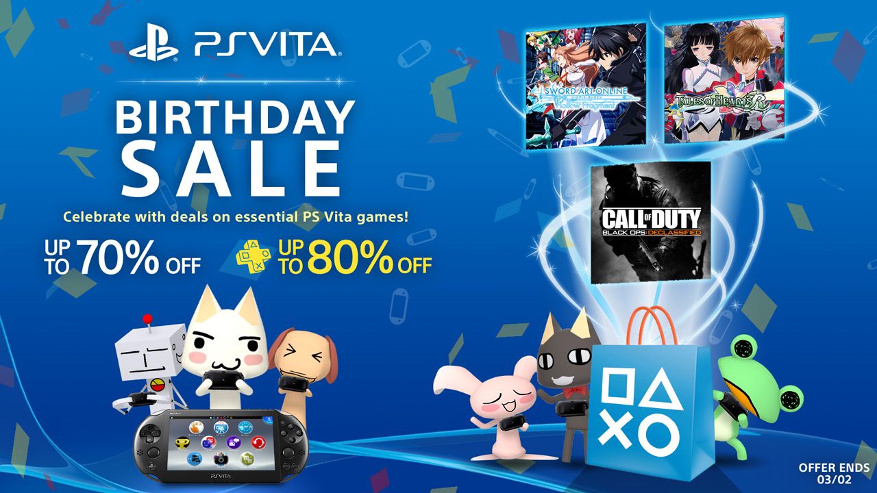 Celebramos el 3er Aniversario de PSVita con descuentos
