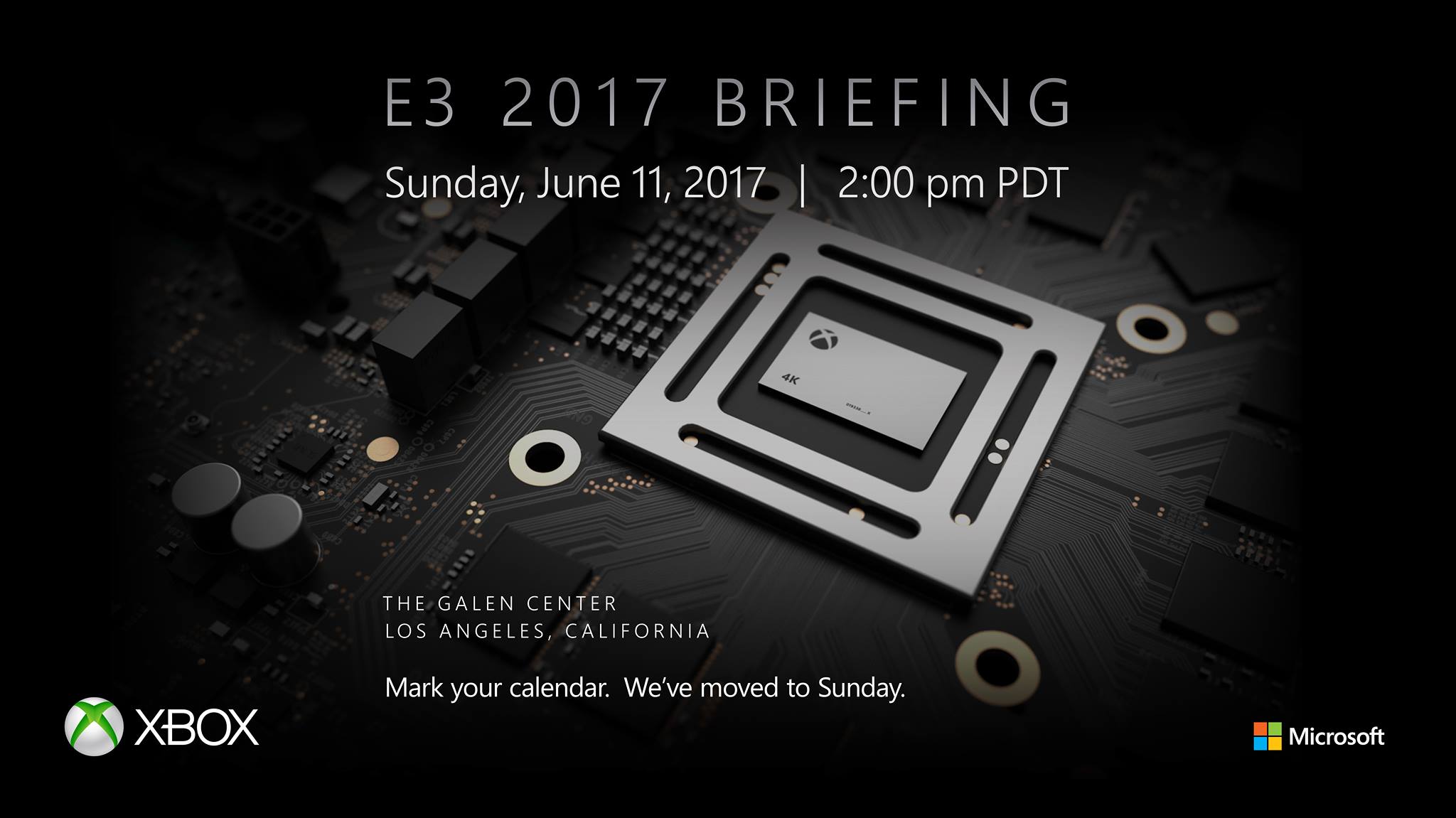 Se revela el horario de la conferencia de prensa de Microsoft para la E3 2017