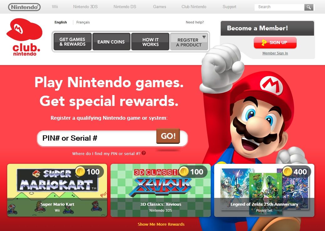 Descontinuación del programa de regalías Club Nintendo