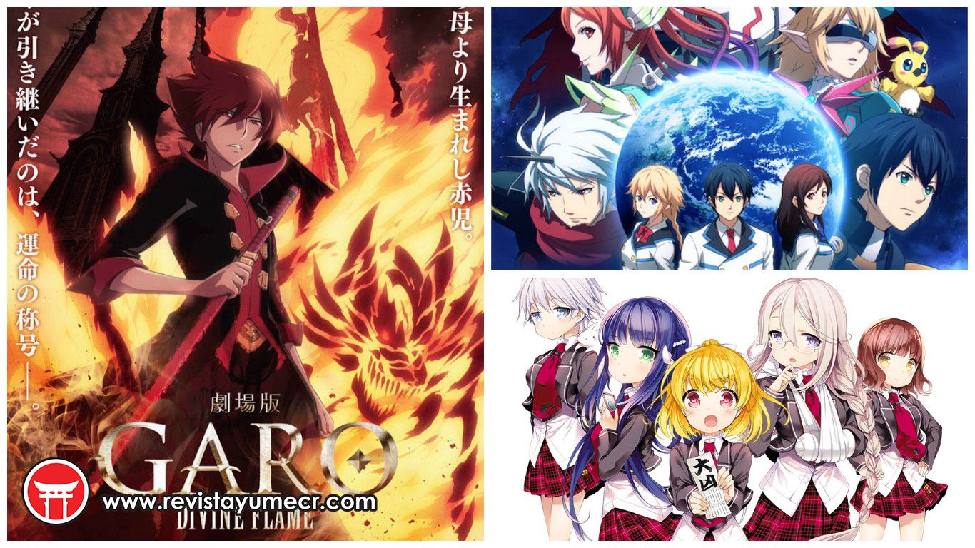 Noticias anime – Garo: Divine Flame, Phantasy Star Online, Unhappy y más