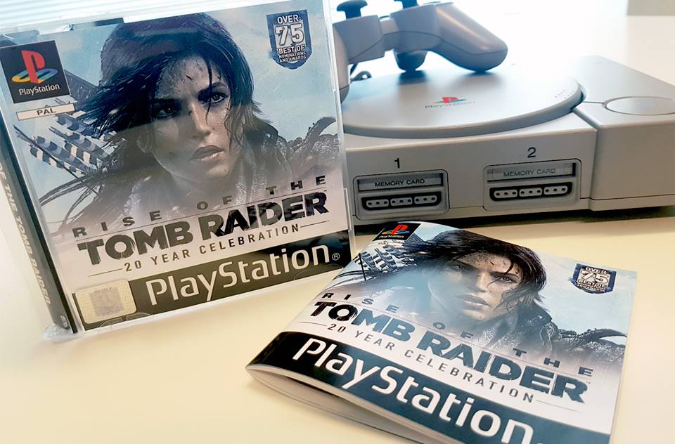 Así de impresionante luce la portada retro de Rise of the Tomb Raider