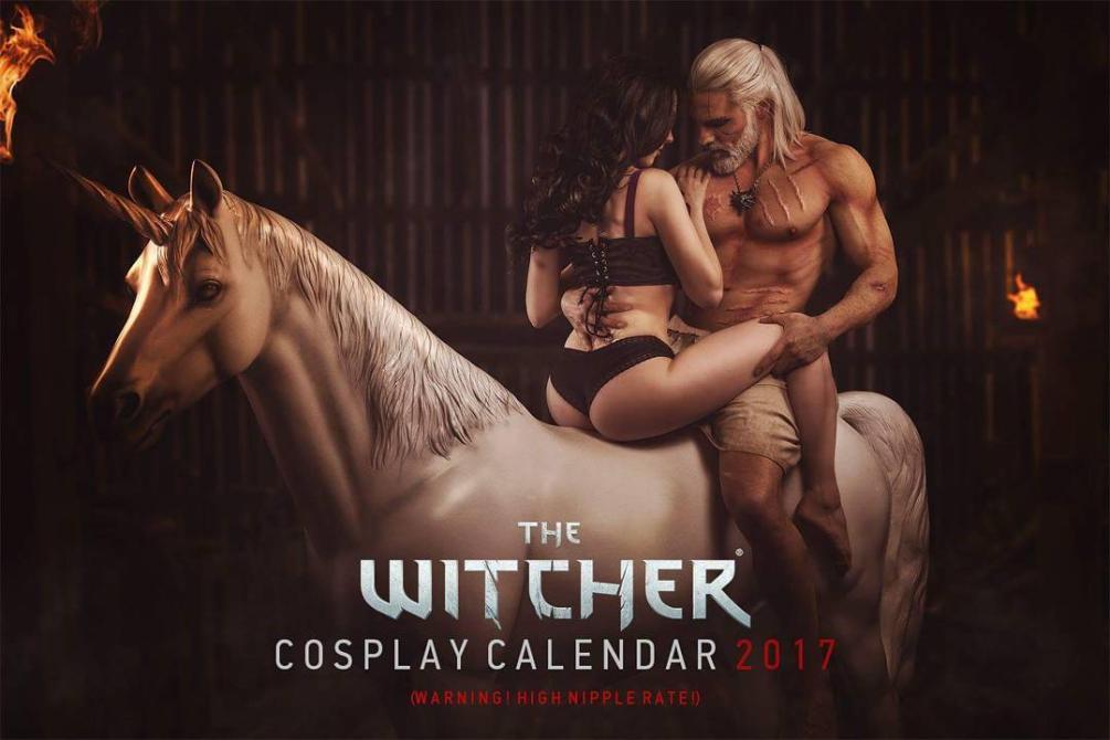 Mira este nuevo calendario de The Witcher III con cosplays de Maul Cosplay