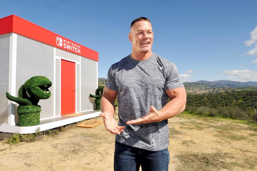 Así promociona John Cena a Nintendo Switch
