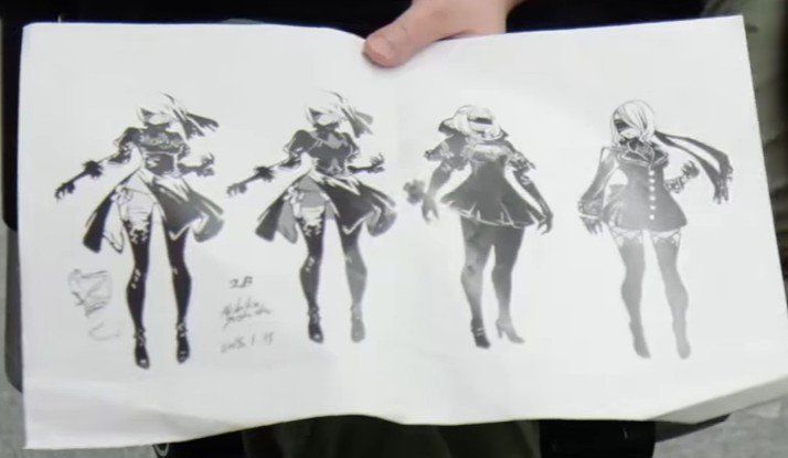 Yoko Taro nos muestra algunos prototipos de 2B