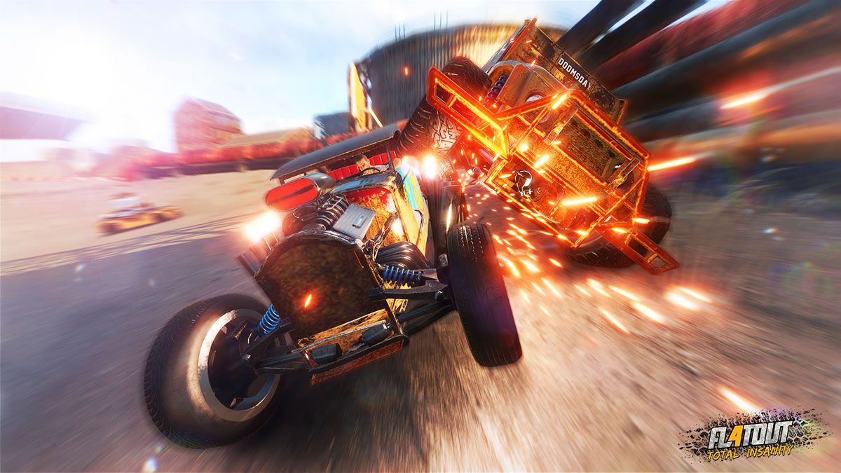 ¡Siente el vértigo de la velocidad con Flatout 4!