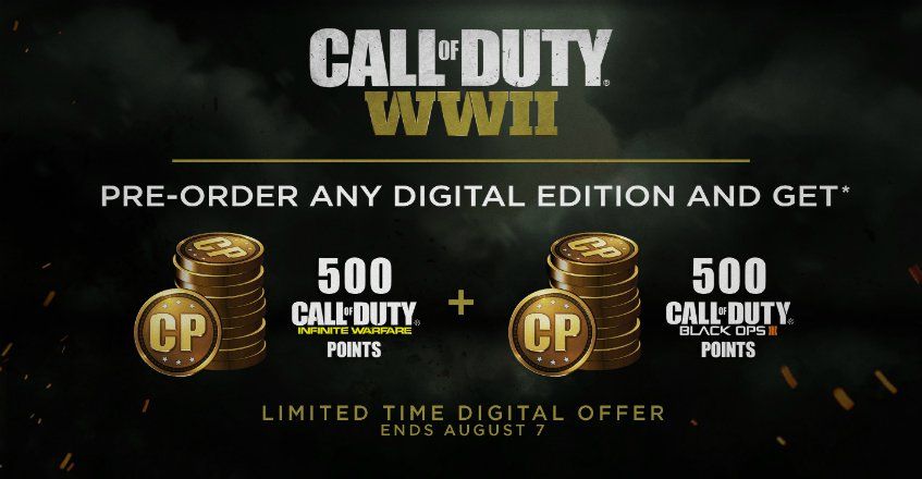 Al pre-ordenar Call of Duty: WWII recibiremos recompensas para Call of Duty: Black Ops III