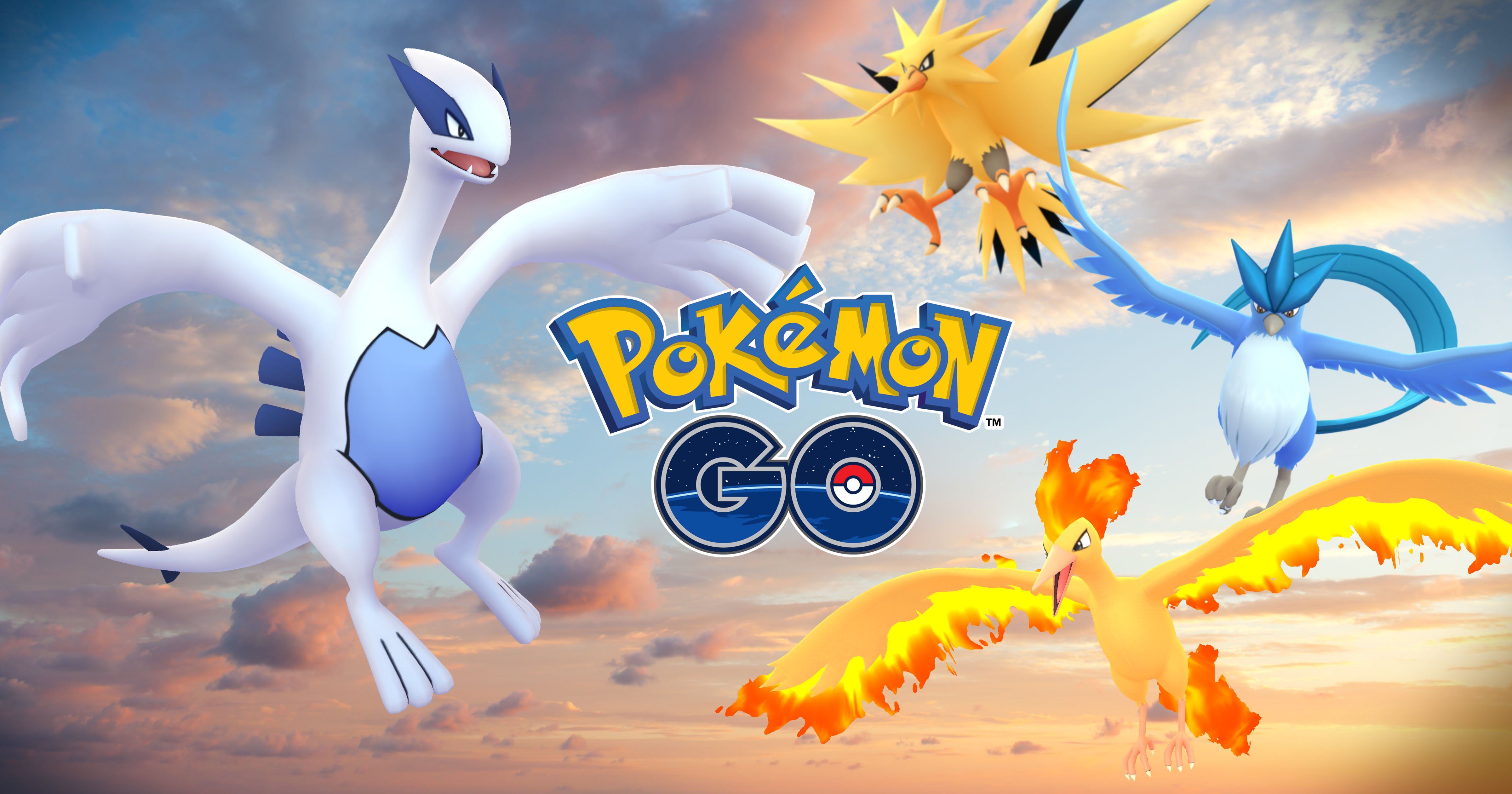Se confirman más legendarios para Pokémon GO