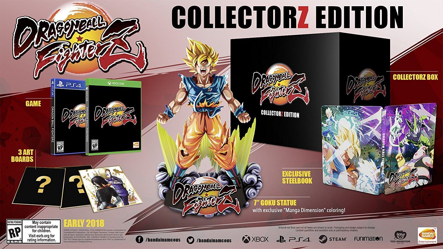 ¿Ya viste la increíble edición de colección de Dragon Ball FighterZ?